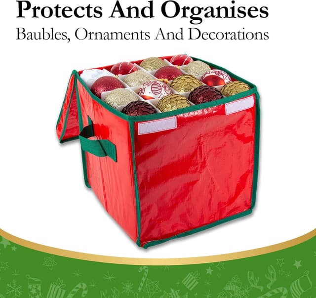 Thumbnail 2 de iN Large Christmas Bauble Storage Box 64