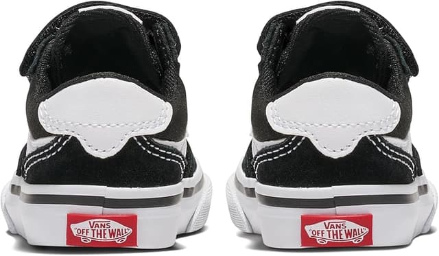 Detalle de Vans Brooklyn LS V Suede Canvas Black White talla 26