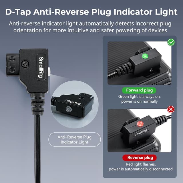 Thumbnail 2 de SMALLRIG 4761 cavo spirale D-Tap per BMPCC 4K/6K