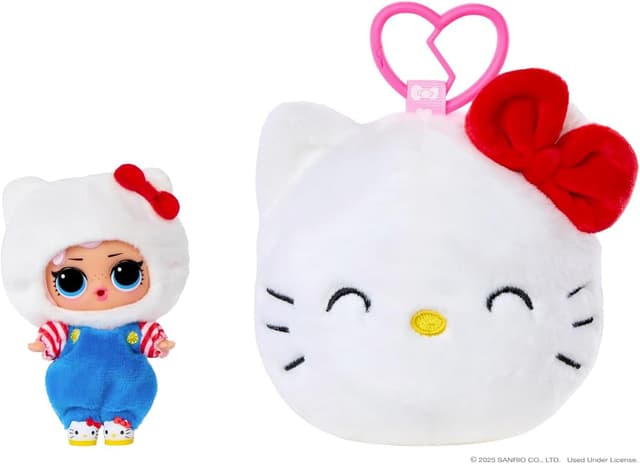 Detalle 2 de L.O.L. Surprise Loves Hello Kitty plush reversibile