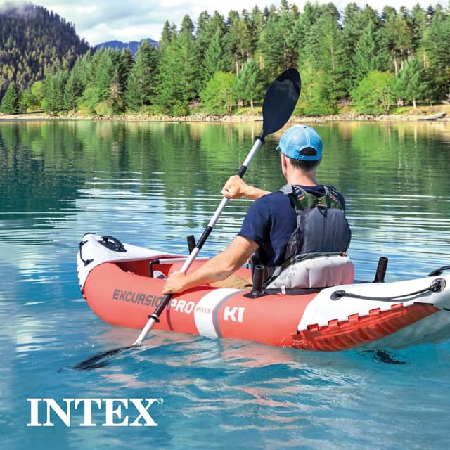 Thumbnail 5 de INTEX Excursion Pro K1 Inflatable Kayak 1‑Person 🚣