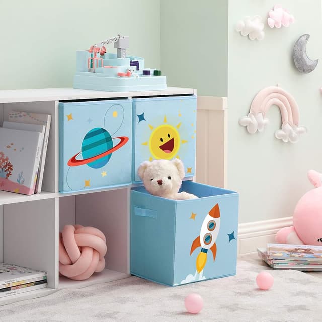 Thumbnail 1 de SONGMICS Cajas de Almacenaje juego 3 azul