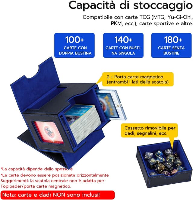 Thumbnail 1 de Tolesum Commander Deck Box 180+ carte