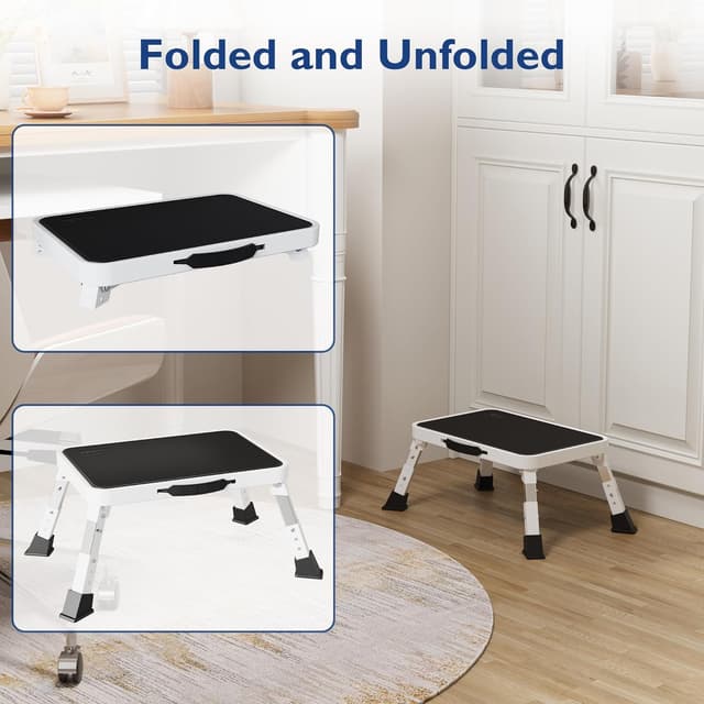 Thumbnail 4 de BONTEC Taburete Plegable con 3 Niveles 🪜