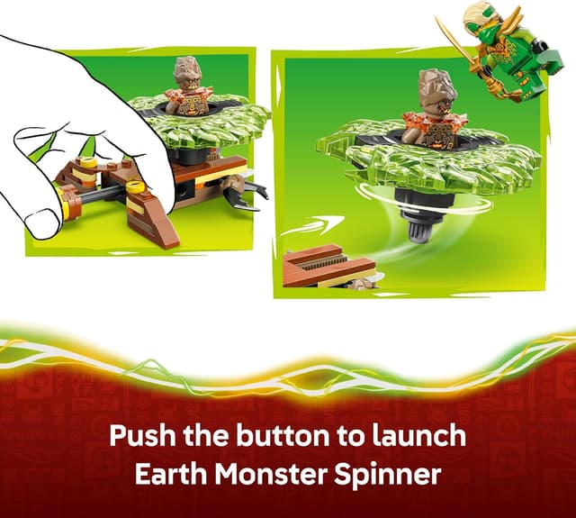 Detalle de LEGO NINJAGO 71850 ninja spinner top