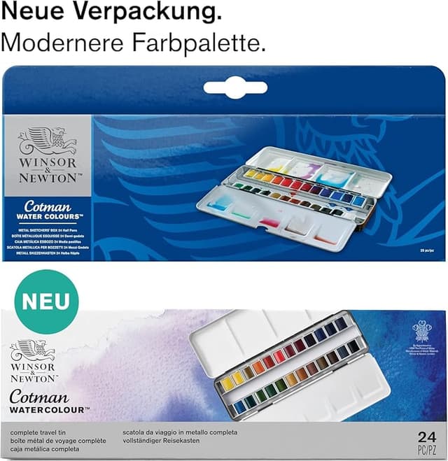 Thumbnail 1 de Winsor & Newton Cotman Caja Sketcher 24 godets 🎨