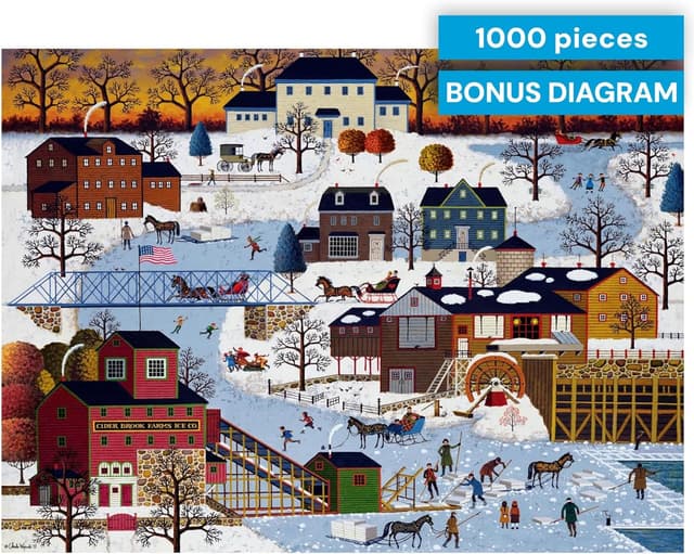 Thumbnail 5 de Buffalo Games Charles Wysocki Puzzle 1000 pièces 68 x 50 cm