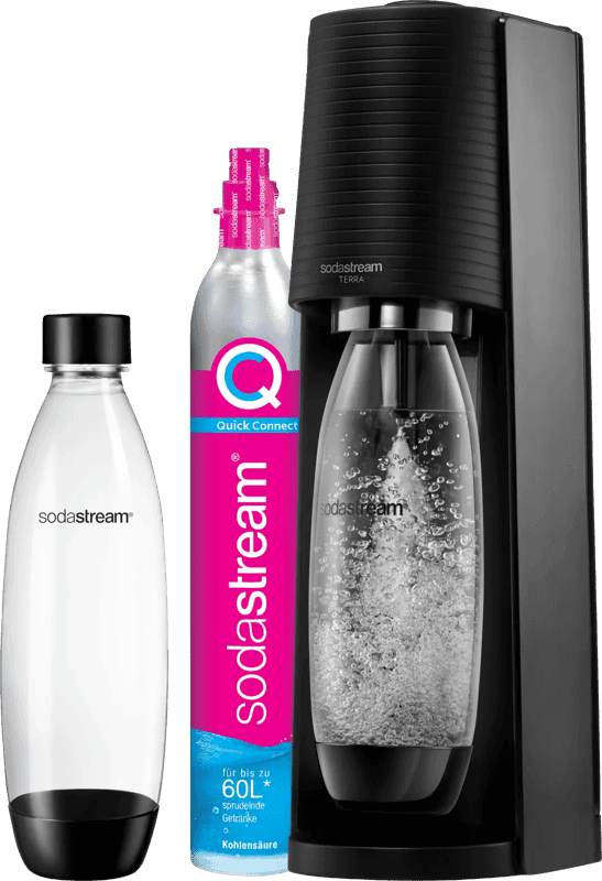 Detalle de Sodastream TERRA Schwarz 60 L CO₂‑Zylinder 🎉