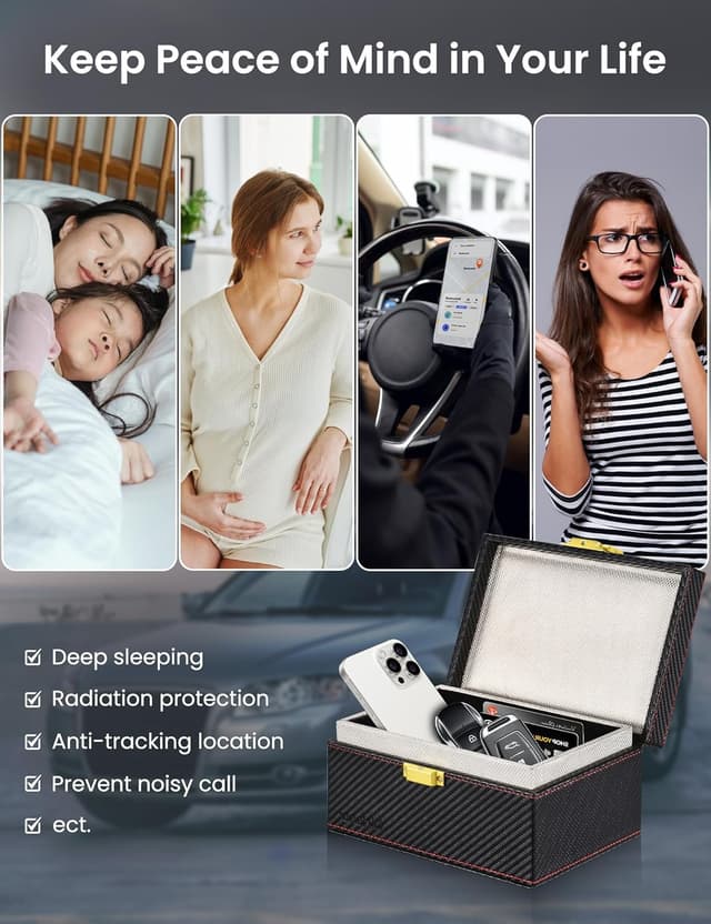 Thumbnail 2 de WHonor Faraday Box for Car Keys 18x13x10 cm