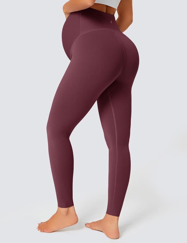 Detalle 2 de BAYDI Nudi Umstandsleggings für Damen mit Taschen – blickdicht, High Waist, 7/8 Länge