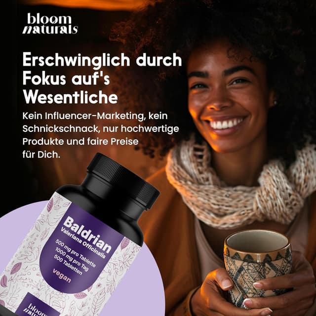 Thumbnail 4 de Baldrian Hochdosiert 500 Tabletten 1000 mg