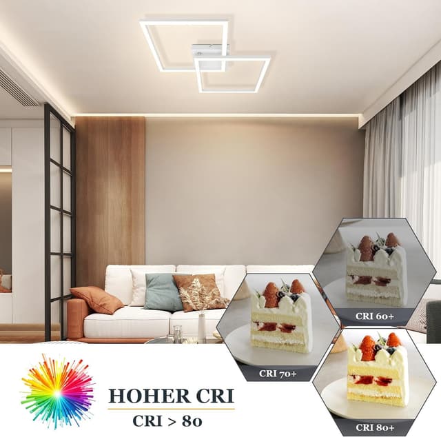 Detalle 1 de Homefire Deckenleuchte LED 24 W Küche