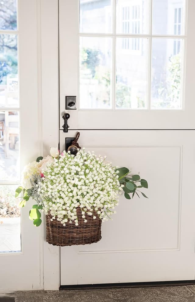 Detalle de Briful 10er Set Schleierkraut (Gypsophila) als künstliche Blumen, 10 flexible Kunstzweige für Deko & Sträuße