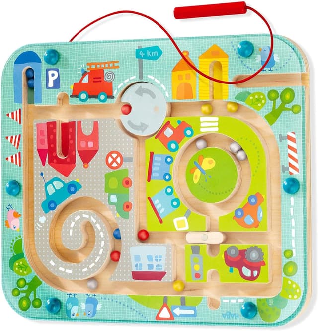 Imagen de HABA Busy Board for Toddlers 2-4 Magnetic Maze Toy en OfertitasTOP