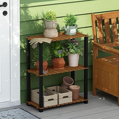 Detalle 2 de Furinno Pangkor estantería para plantas 59,9×74,9×30 cm