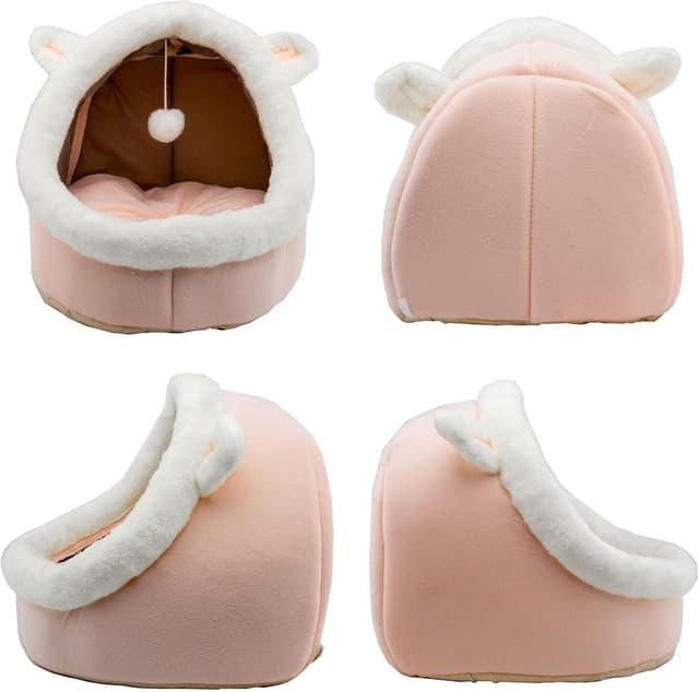 Thumbnail 6 de Dtopsun Cat Bed Rabbit-Shaped with Hanging Toy 🐱