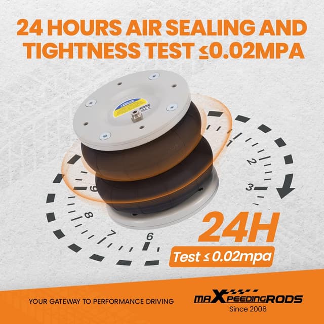 Detalle 2 de maXpeedingrods: 2 sospensioni pneumatiche posteriori + kit compressore 12 V per Fiat Ducato (1994-2024), fino a 4.000 kg