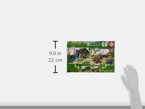 Thumbnail 5 de Educa Dino World 🦖 Set de 2 Puzzles 100 Piezas, 6+