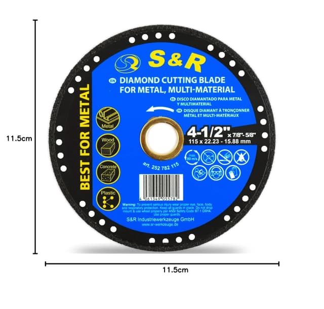 Thumbnail 6 de S&R Disco diamantato per taglio 115 mm