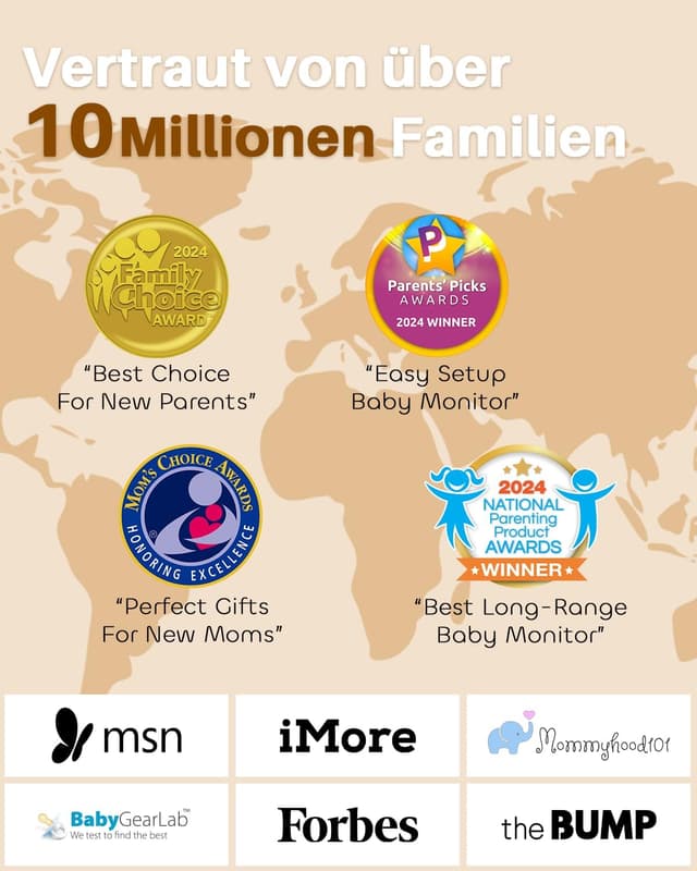 Thumbnail 1 de HelloBaby Baby Monitor 5,5" écran