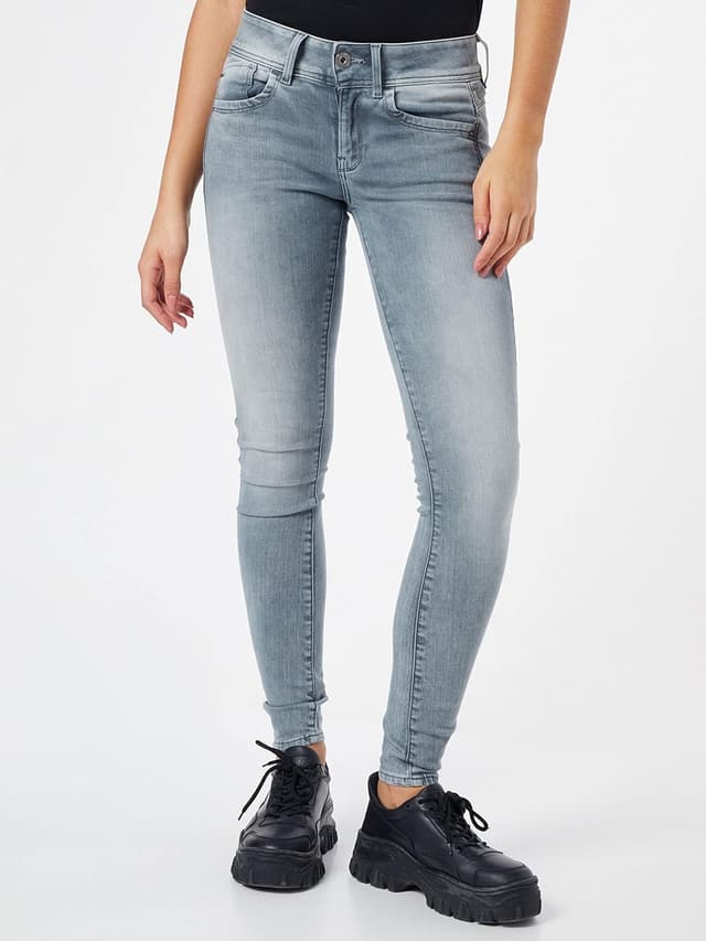 Detalle 2 de G-STAR RAW Damen Lynn Super Skinny Jeans – Mid Waist im Vintage-Look