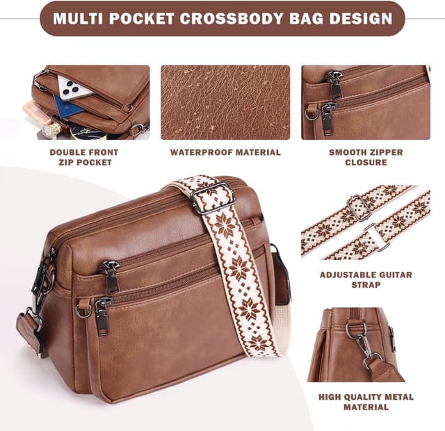 Detalle 1 de MUIIKOLA Umhängetasche für Damen 0,40 kg