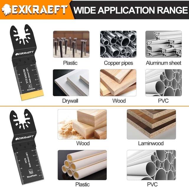 Thumbnail 5 de EXKRAEFT 50 PCS multi tool blades for oscillating tools 🛠