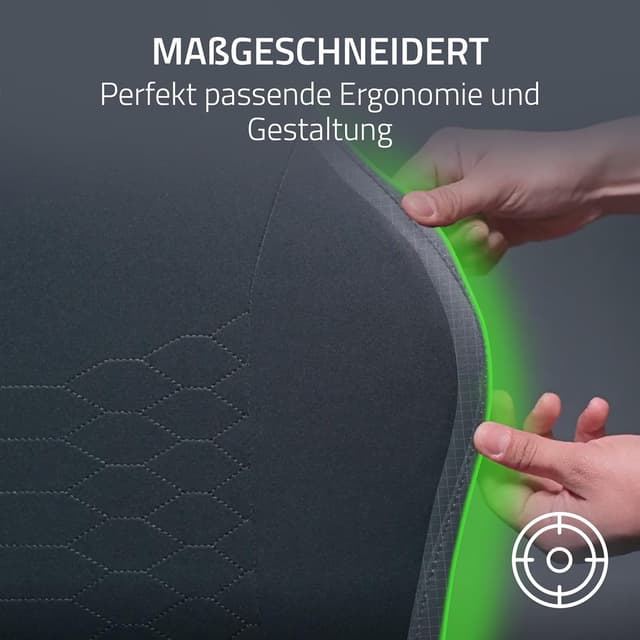 Detalle 2 de Razer Gaming Chair Sleeves für Designt Iskur V2 X (2-teilig, komplett waschbar) Quartz