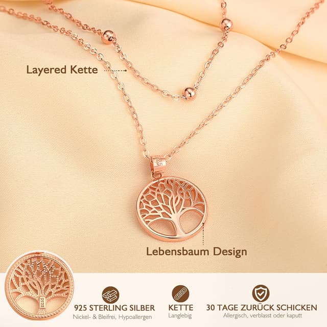 Thumbnail 4 de Lydreewam Lebensbaum Kette 40+5 cm