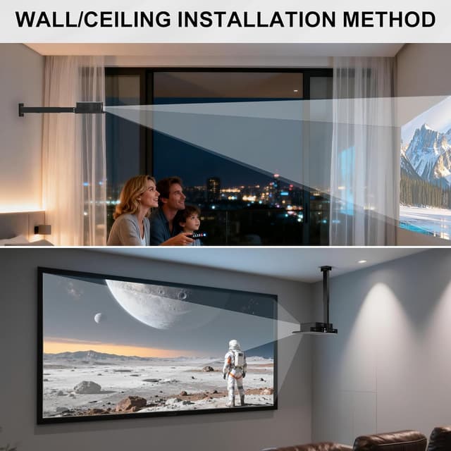 Detalle de WALI Projector Mount Tray 22lbs adjustable