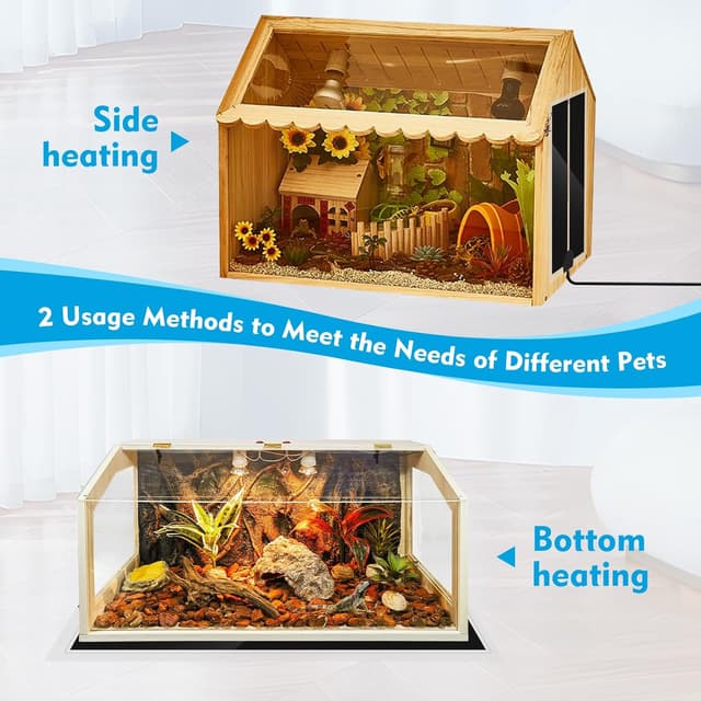 Detalle de Nobleza Tapis Chauffant Reptile avec Contrôleur 10 niveaux (28 à 40 °C) pour terrarium