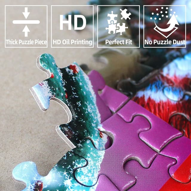 Thumbnail 5 de MINIWAN 500-Piece Amalfi Coast Jigsaw Puzzle (Rustic Style) — 23 x 15 Inch