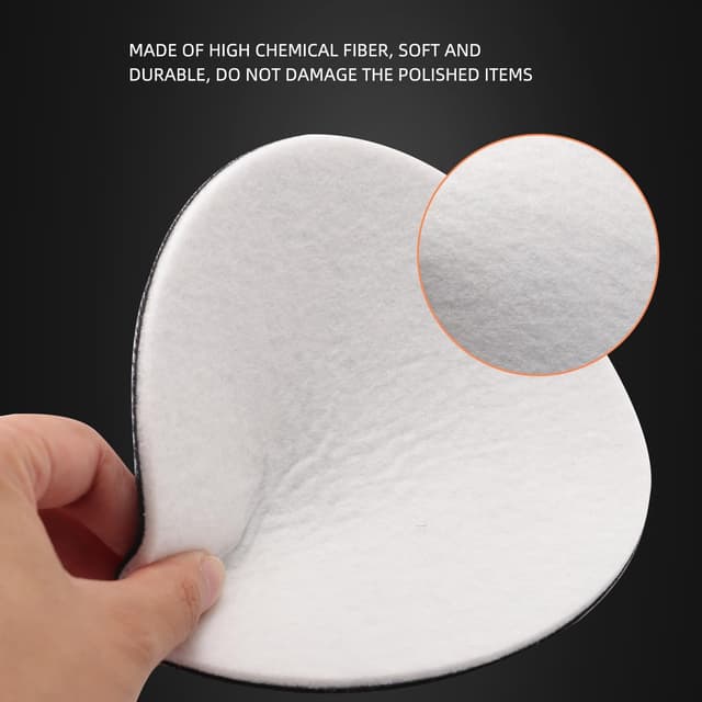 Detalle 2 de SPTA 5 Pc 6" (150mm) Car Glass Polishing Discs Microfiber Buffing Pad Kit for Scratch & Water Spot Removal