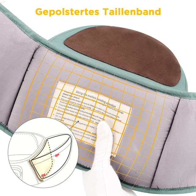 Detalle de GAGAKU Hüftsitz Baby 0–36 Monate 15 kg