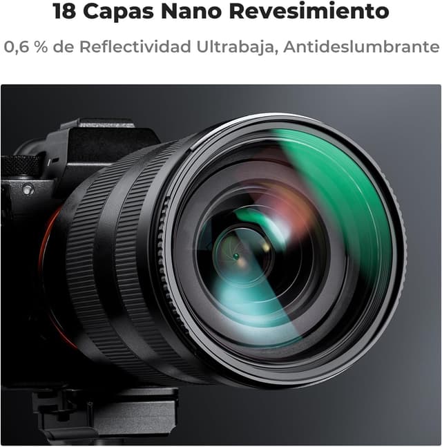 Thumbnail 2 de K&F CONCEPT 67mm Filtro UV Protezione