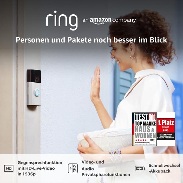 Detalle de Ring Akku-Videotürklingel Plus 1536p