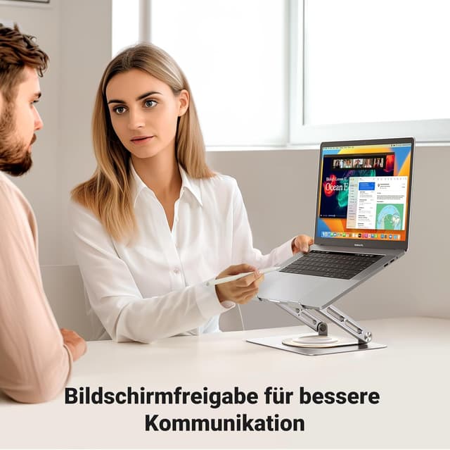 Detalle 2 de UGREEN Laptop Ständer 360° mit 17,3 Zoll