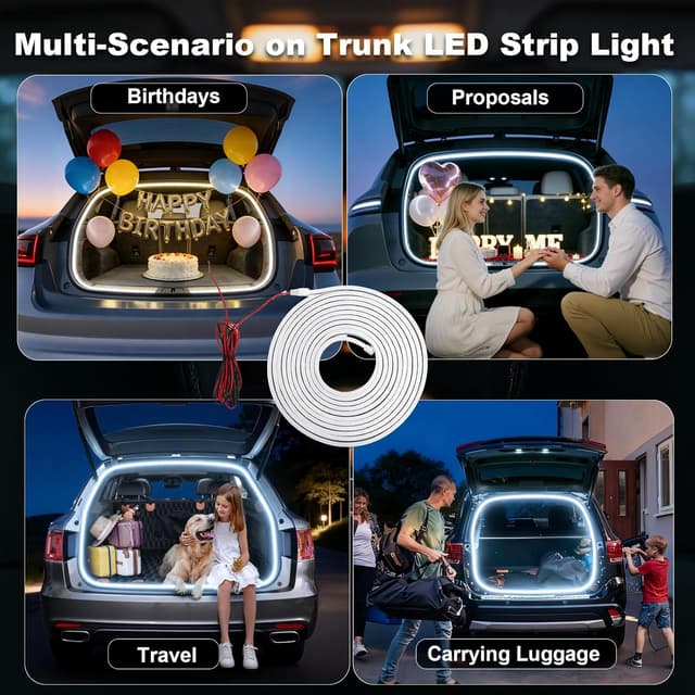 Thumbnail 1 de GPJYD Kofferraum Beleuchtung LED Band 4m