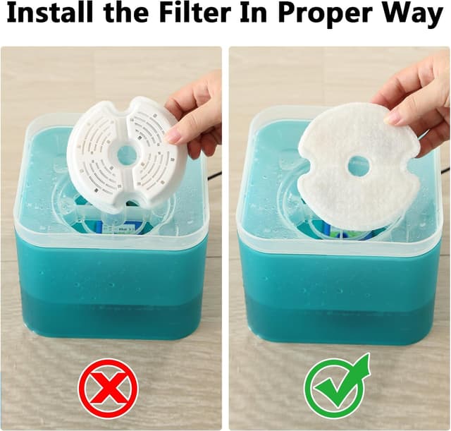 Thumbnail 5 de PewinGo Cat Water Fountain Filters 4 Pack