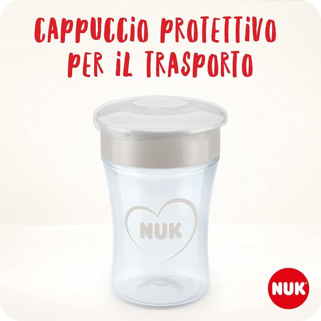 Thumbnail 3 de NUK Magic Cup bicchiere antigoccia 230 ml – 2 pezzi
