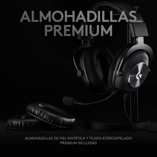 Detalle de Logitech G PRO X Auriculares Gaming 7.1 - Sonido Inmersivo