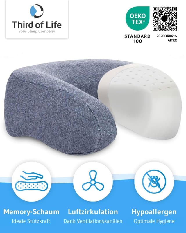 Detalle 2 de Third of Life Nackenkissen ANDAR QuickDry