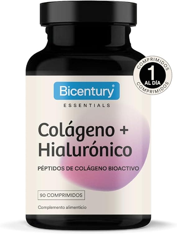 Detalle de Bicentury Colágeno con Ácido Hialurónico y Vitaminas 💊