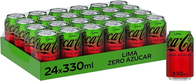 Imagen de Coca-Cola Zero Lima 🥤 Pack 24 latas 330 ml en OfertitasTOP