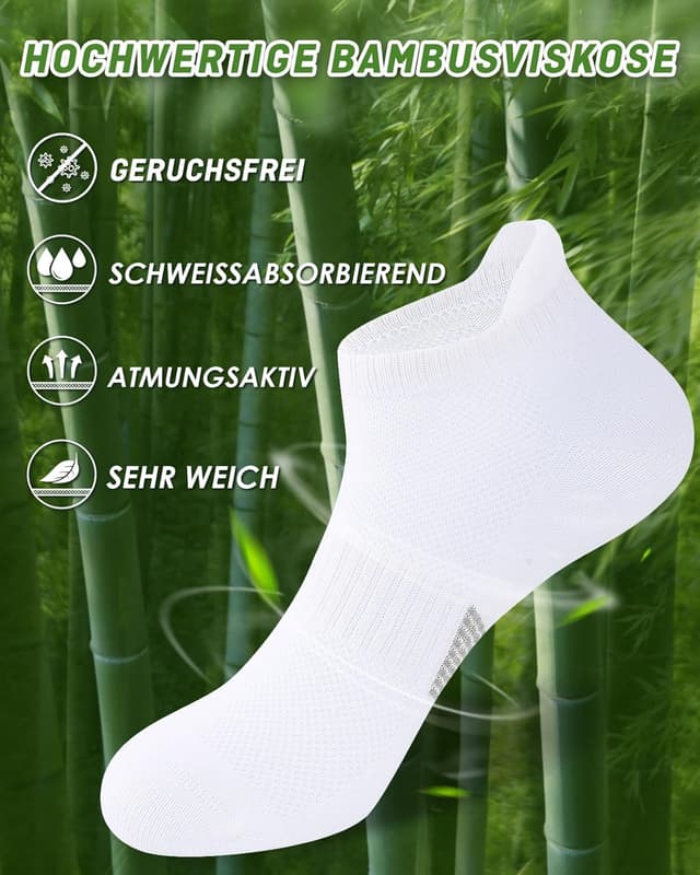 Detalle de inaWarm Bambus Sneaker Socken 6 Paar