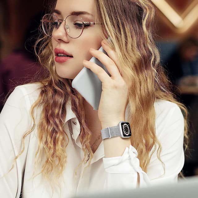 Detalle 2 de ORRLBB Magnetic Clasp Stainless Steel Strap for Apple Watch (Series 11–1 & Ultra/SE, 49–38mm)