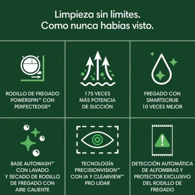 Detalle 2 de iRobot Roomba Max 705 Combo con Base AutoWash y mopa autolimpiante 🤖