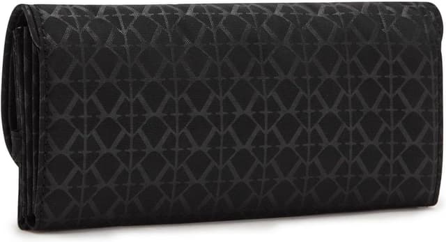 Detalle 2 de Kipling Money Land Billetera Grande ✨ Signature Emb. Negra
