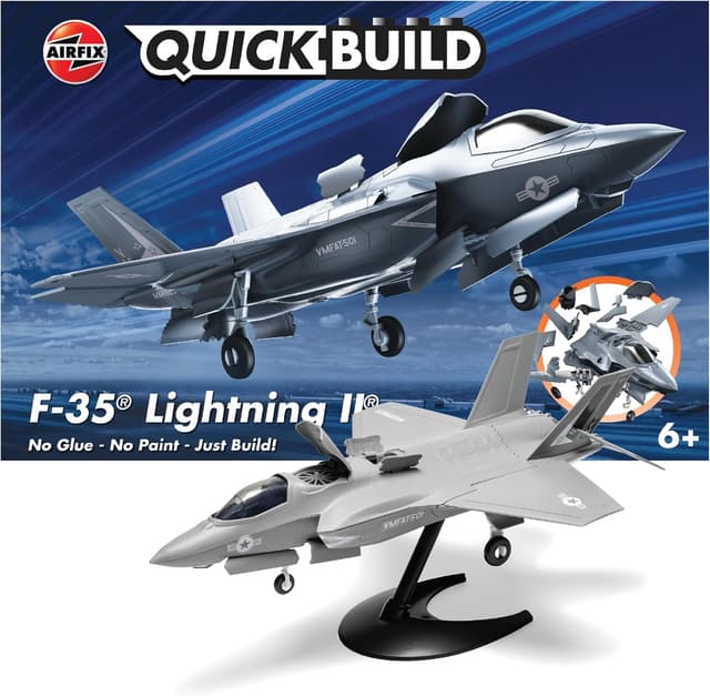 Imagen de Airfix J6040 F-35B QUICKBUILD model kit for kids ✈ en OfertitasTOP