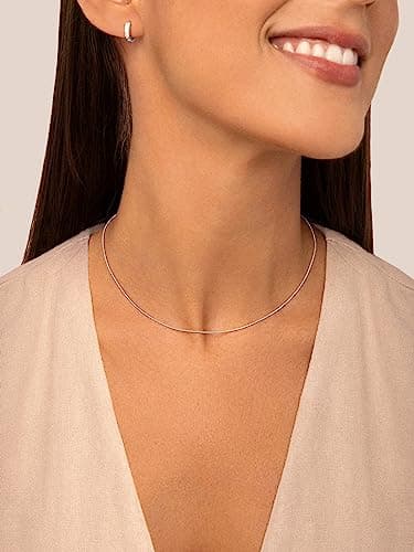 Detalle 2 de SINGULARU Collar Tail cadena 35 cm de acero inox. 💍